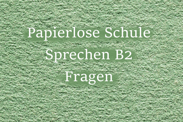 papierlose Schule